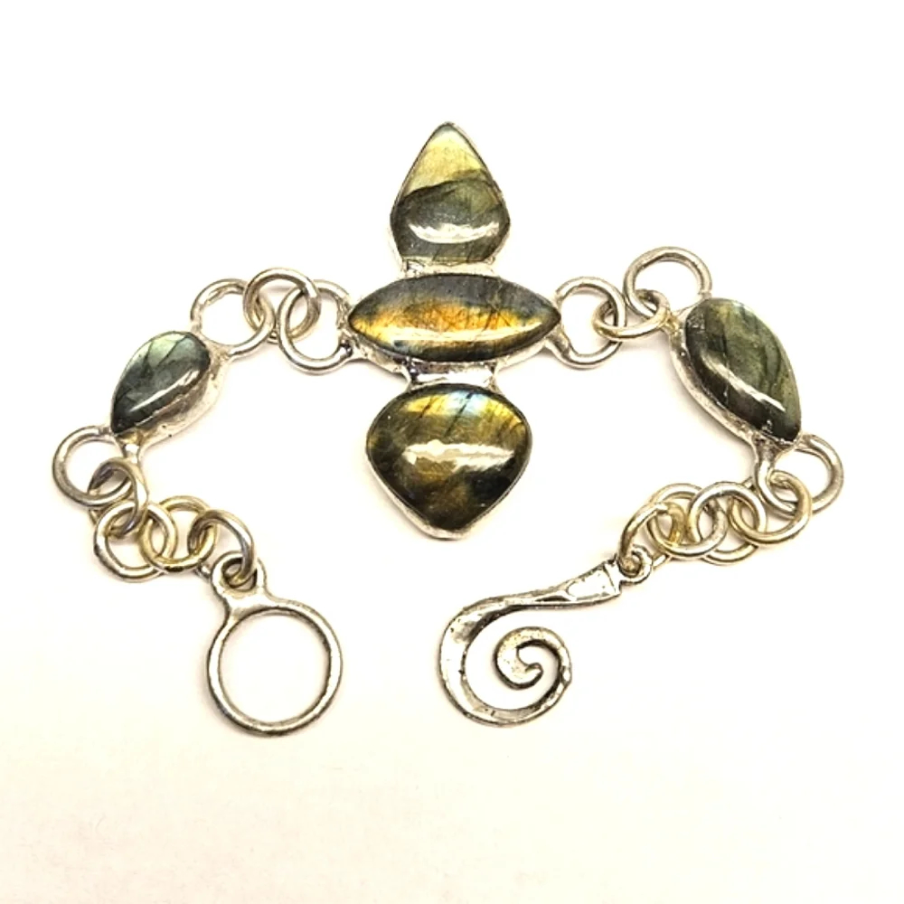 Unique Handmade Labradorite Bracelet